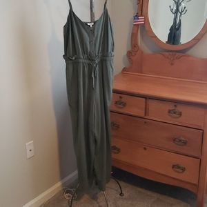 Splendid Army Green Jumpsuit. Size M